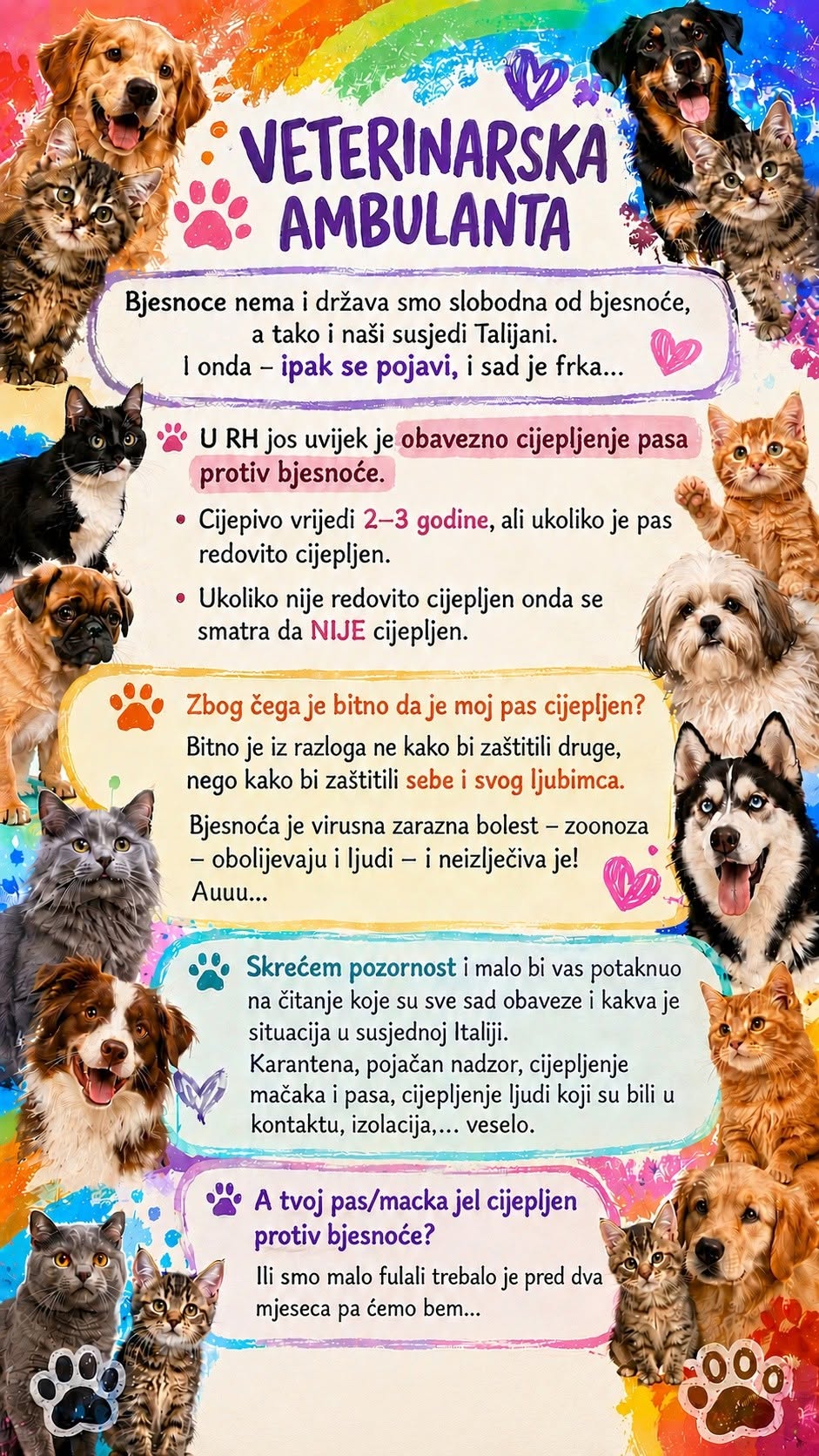 Cijepljenje protiv bjesnoće